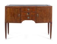 A Directoire Style Carved Mahogany Sideboard