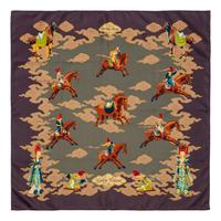 Two Hermès 90cm Silk Scarf, Carré
