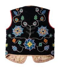 Anishinaabe Beaded Vest, Apron, and Leggings