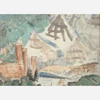 Alexis Gritchenko (Ukrainian, 1883-1977) Le Taygète, Grèce