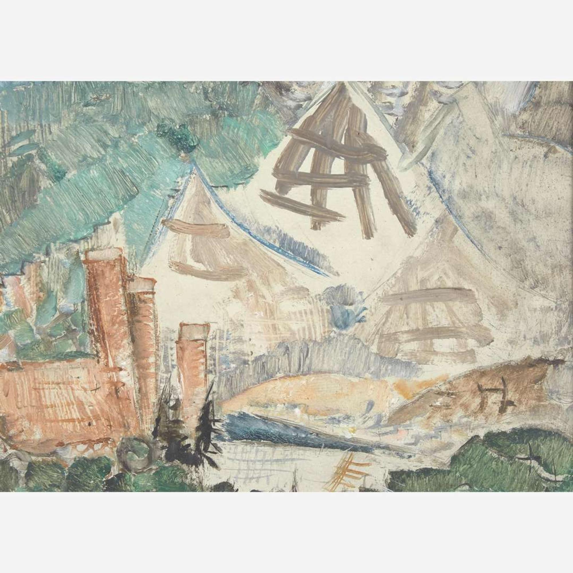 Alexis Gritchenko (Ukrainian, 1883-1977) Le Taygète, Grèce