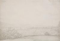 Landscape , Skyline of Lovere , Landscape , and Landscape of Desengano , 1827 (three works)