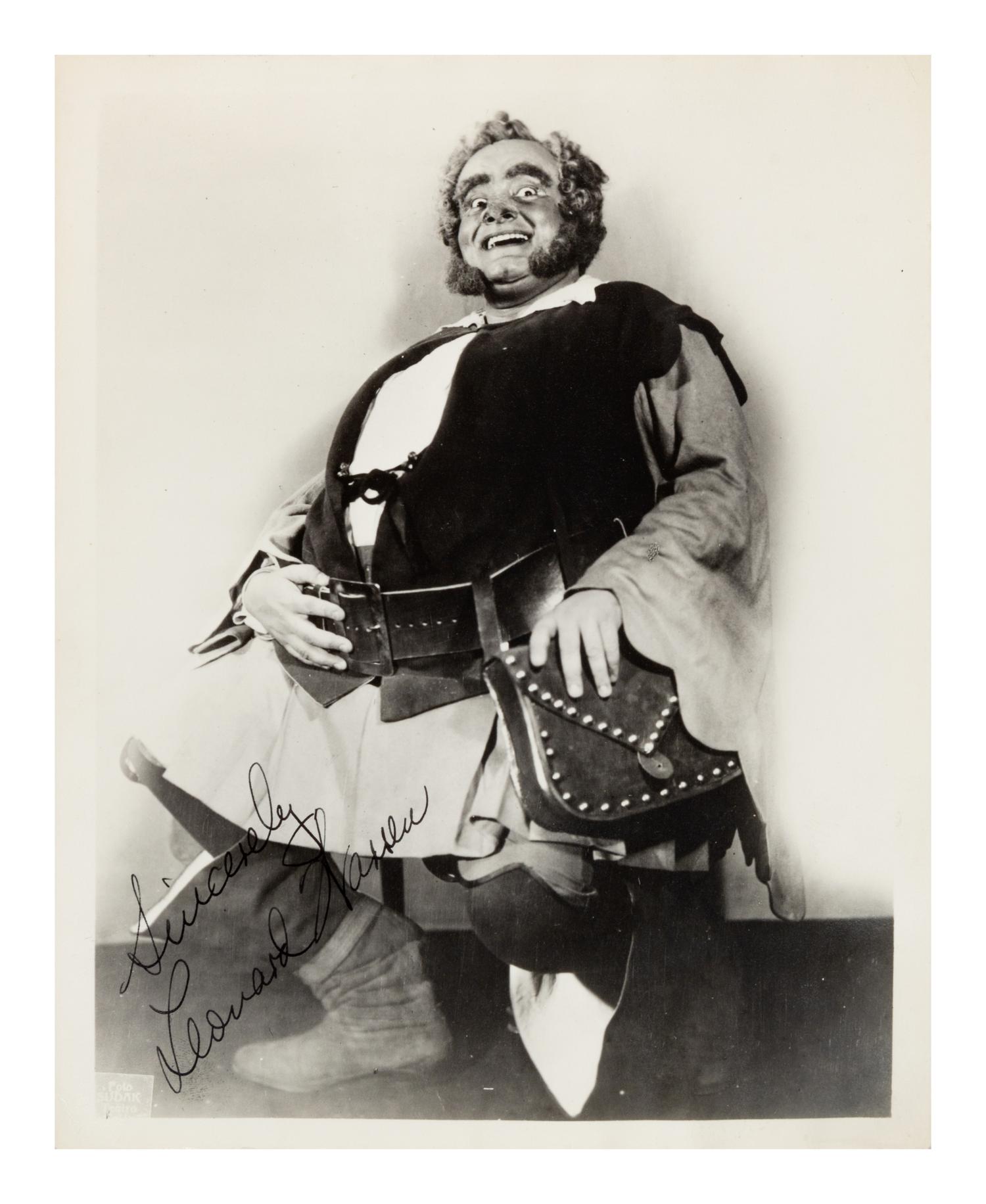 [20TH-CENTURY OPERA SINGERS]. A group of 6 signed photographs of opera singers from the 1950s-1960s, comprising images of: