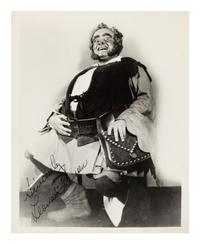 [20TH-CENTURY OPERA SINGERS]. A group of 6 signed photographs of opera singers from the 1950s-1960s, comprising images of: