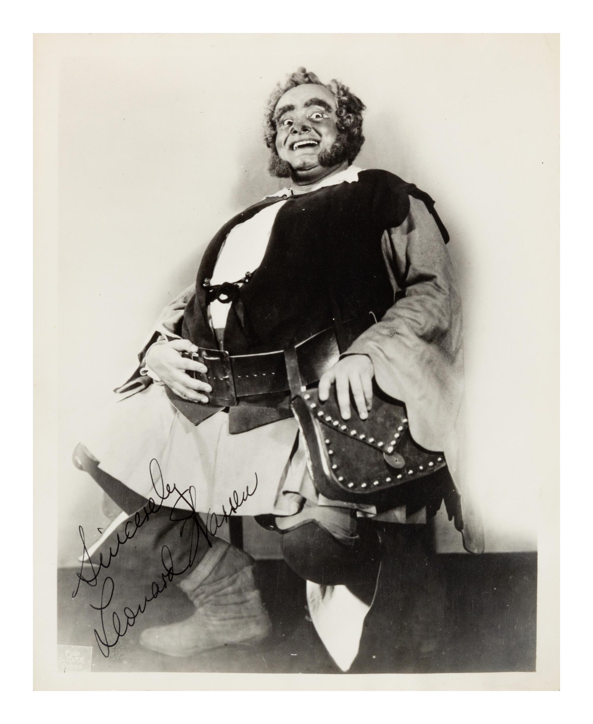 [20TH-CENTURY OPERA SINGERS]. A group of 6 signed photographs of opera singers from the 1950s-1960s, comprising images of: