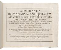 Bartoli, Pietro (1615-1700). Admiranda Romanarum antiquitatum . Rome: Johannes de Rubeus, 1693.
