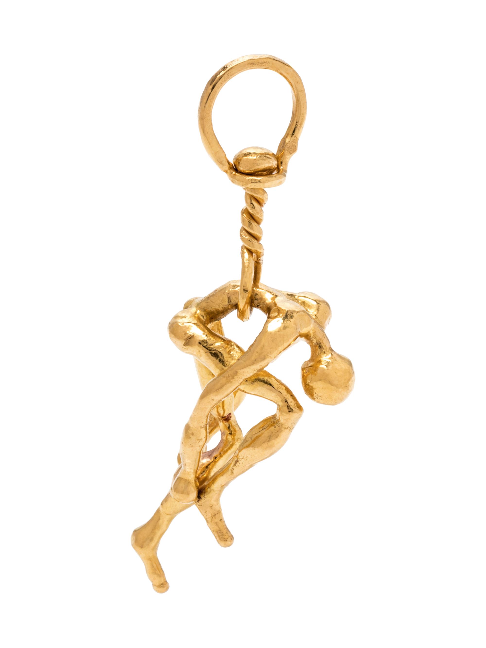 A 22 Karat Yellow Gold Pendant, Jean Mahie,
