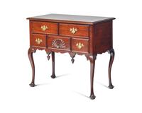 A Queen Anne Style Mahogany Dressing Table