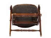 [TRAVEL & EXPLORATION] -- [PEARY, Robert (1856-1920)]. Folding camp chair identified to explorer Robert E. Peary and which accompanied him on the SS Roosevelt during his Arctic explorations.