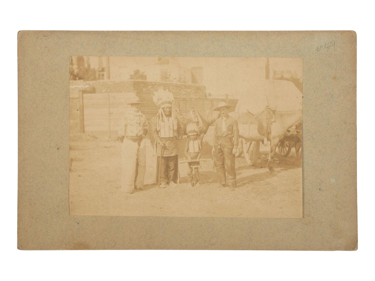 [NATIVE AMERICANS]. 16 photographs of Native Americans, incl. Nez Perce and Inuit subjects.