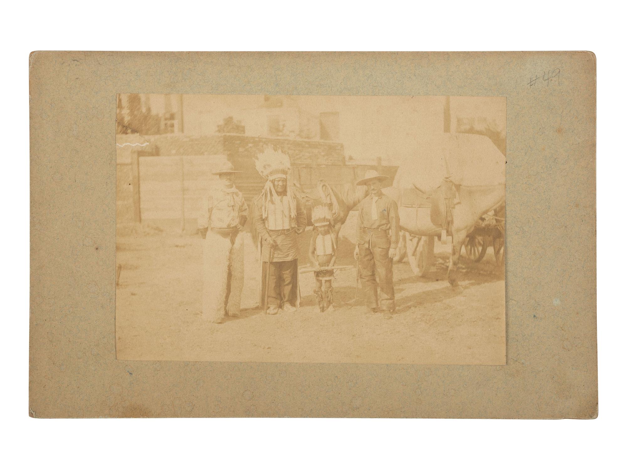 [NATIVE AMERICANS]. 16 photographs of Native Americans, incl. Nez Perce and Inuit subjects.