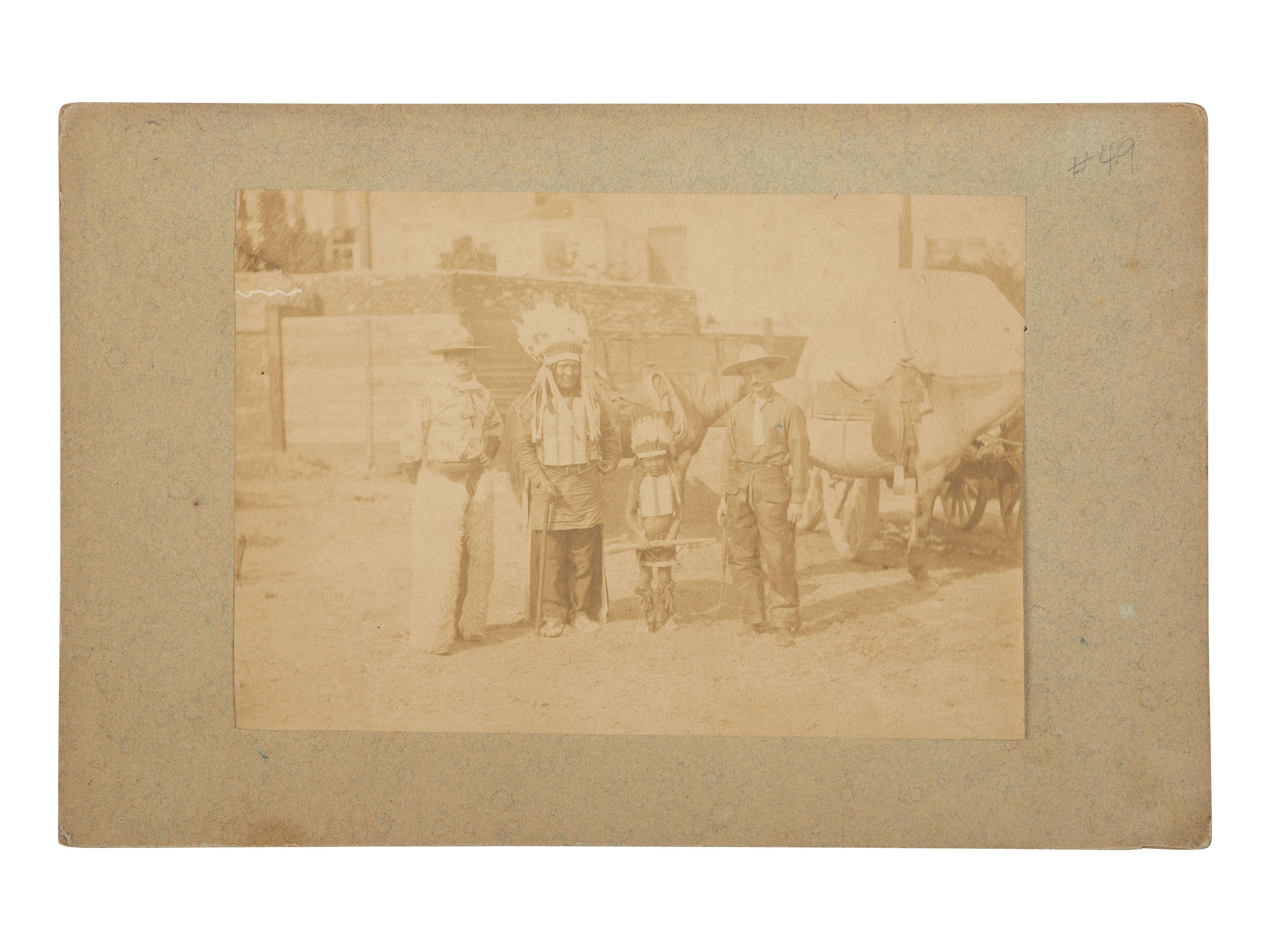 [NATIVE AMERICANS]. 16 photographs of Native Americans, incl. Nez Perce and Inuit subjects.