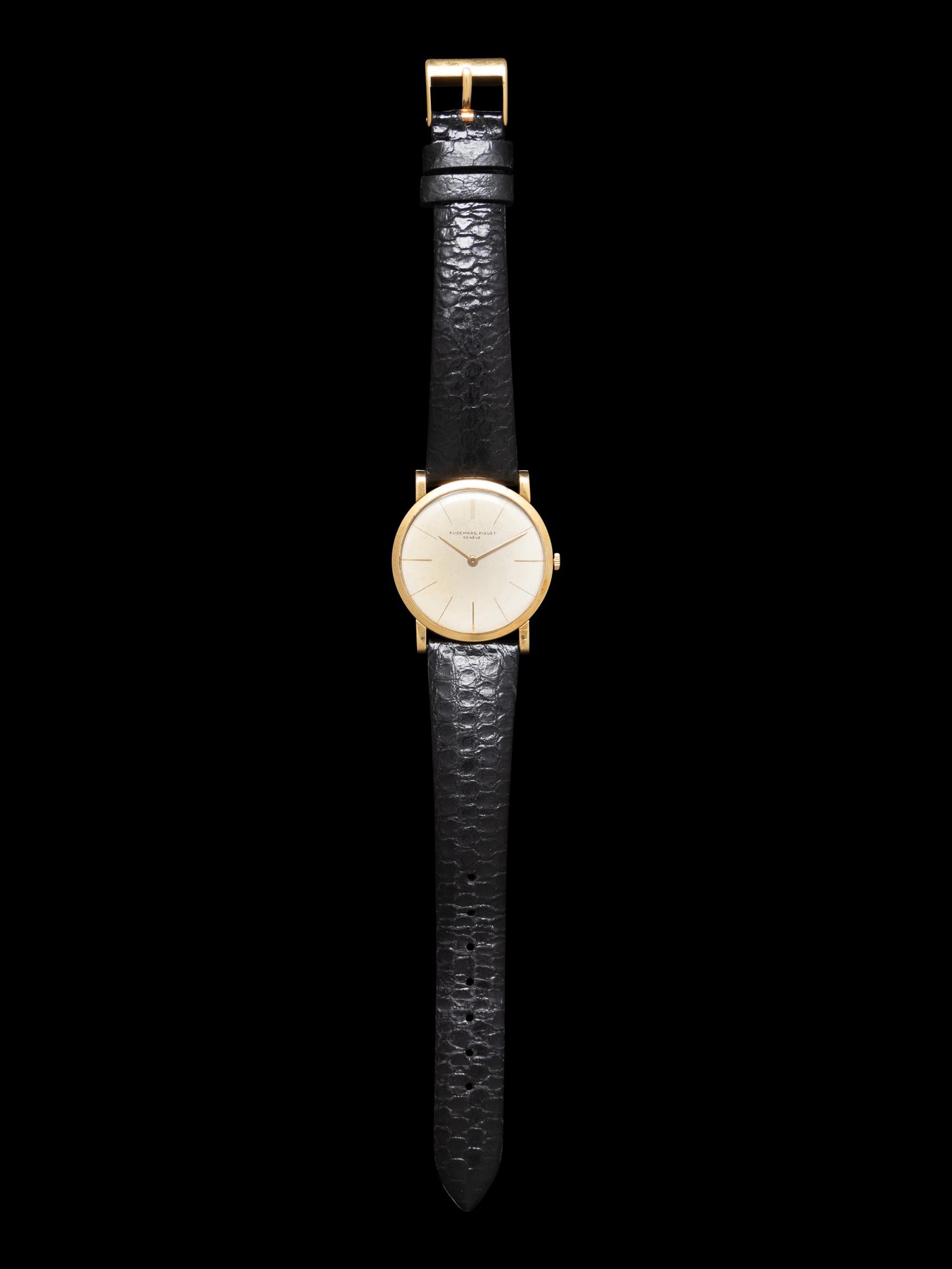 AUDEMARS PIGUET, 18K YELLOW GOLD WATCH