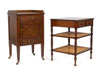 Two Georgian Style Mahogany Side Tables