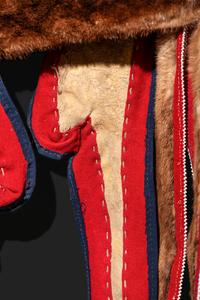 Nez Perce Beaded Otter Bowcase and Quiver, with Bow
