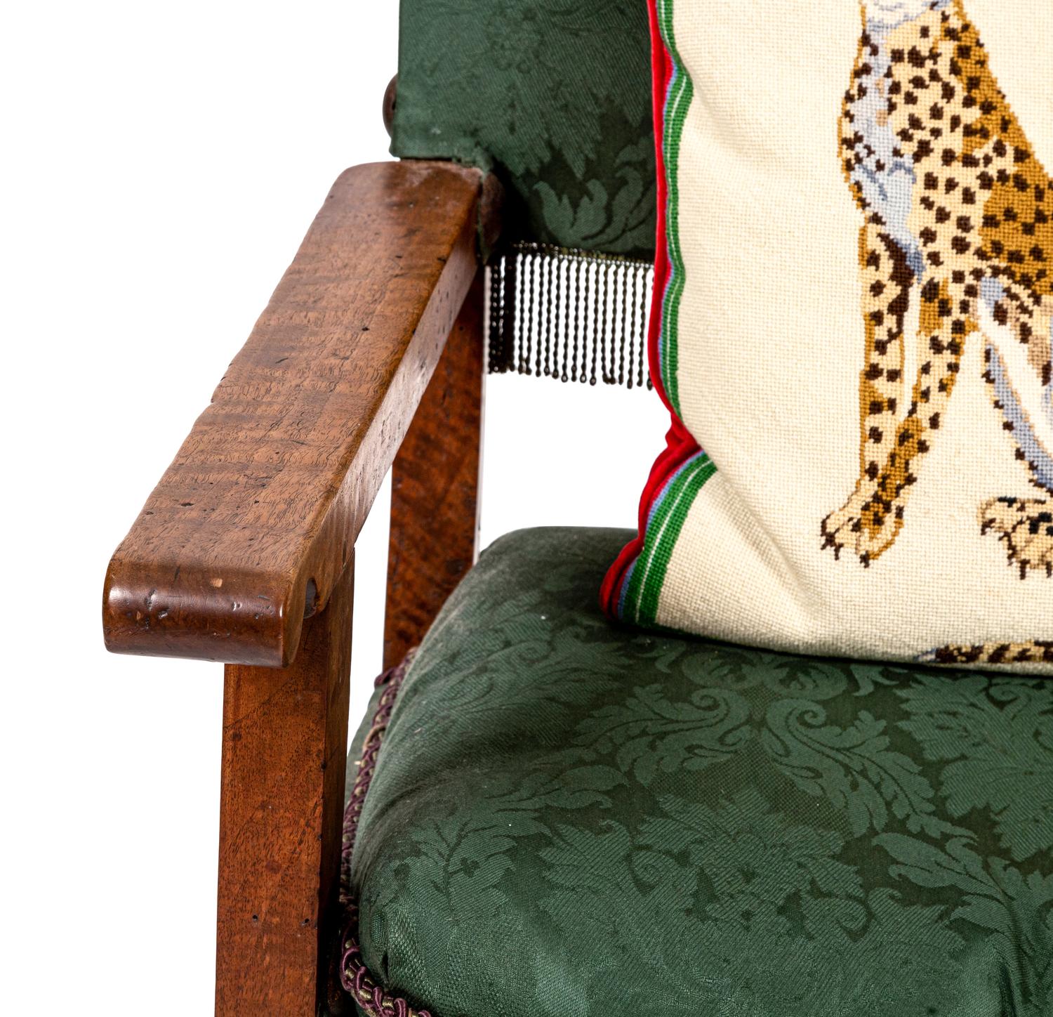 A Franco-Flemish Walnut Armchair