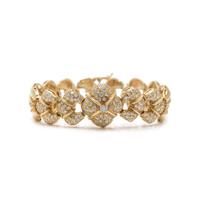 YELLOW GOLD AND DIAMOND BRACELET