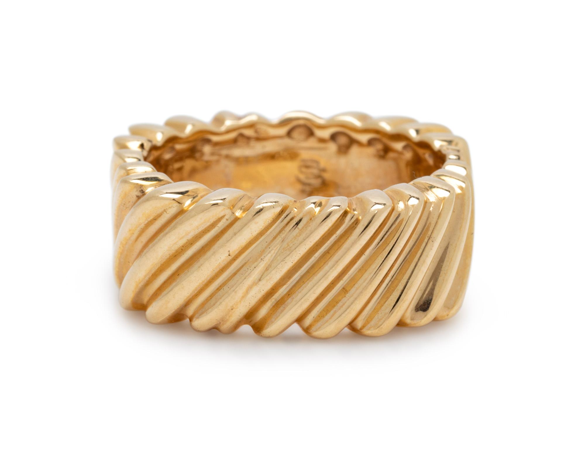 YELLOW GOLD RING