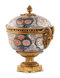 A Gilt Bronze Mounted Japanese Imari Porcelain Bowl