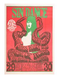 [MUSIC] -- [POSTERS]. WILSON, Wes, artist. Family Dog presents Sin Dance, incl. Grass Roots, Sons of Adam, and Big Brother and the Holding Company . San Francisco, CA: Family Dog Productions, 1966.