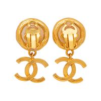Chanel, CC Drop Ear Clips