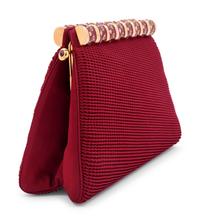 Judith Leiber Double Pleated Silk Bag and Enameled Bangle