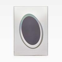Larry Bell (American, b. 1939) ELIN 54 (Ellipse with insert) from Vapor Drawings Series