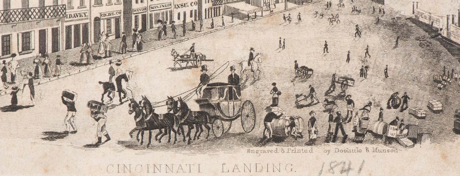 Six Cincinnati Engravings by Doolittle & Munson