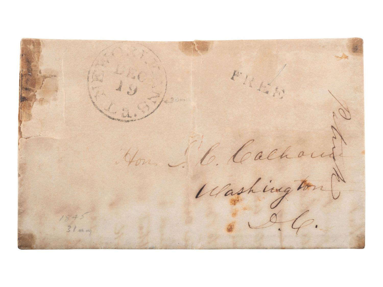 [MILITARIA] 19th c. docs and imprints incl. Civil War content from Estate of Carroll J. Delery III.
