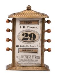 An Advertising Perpetual Desk Calendar