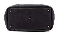 An Hermès Black Togo Martin Margiela Design Initiale Bag, 9.5" H x 12.5" W x 6" D; Handle drop: 10".