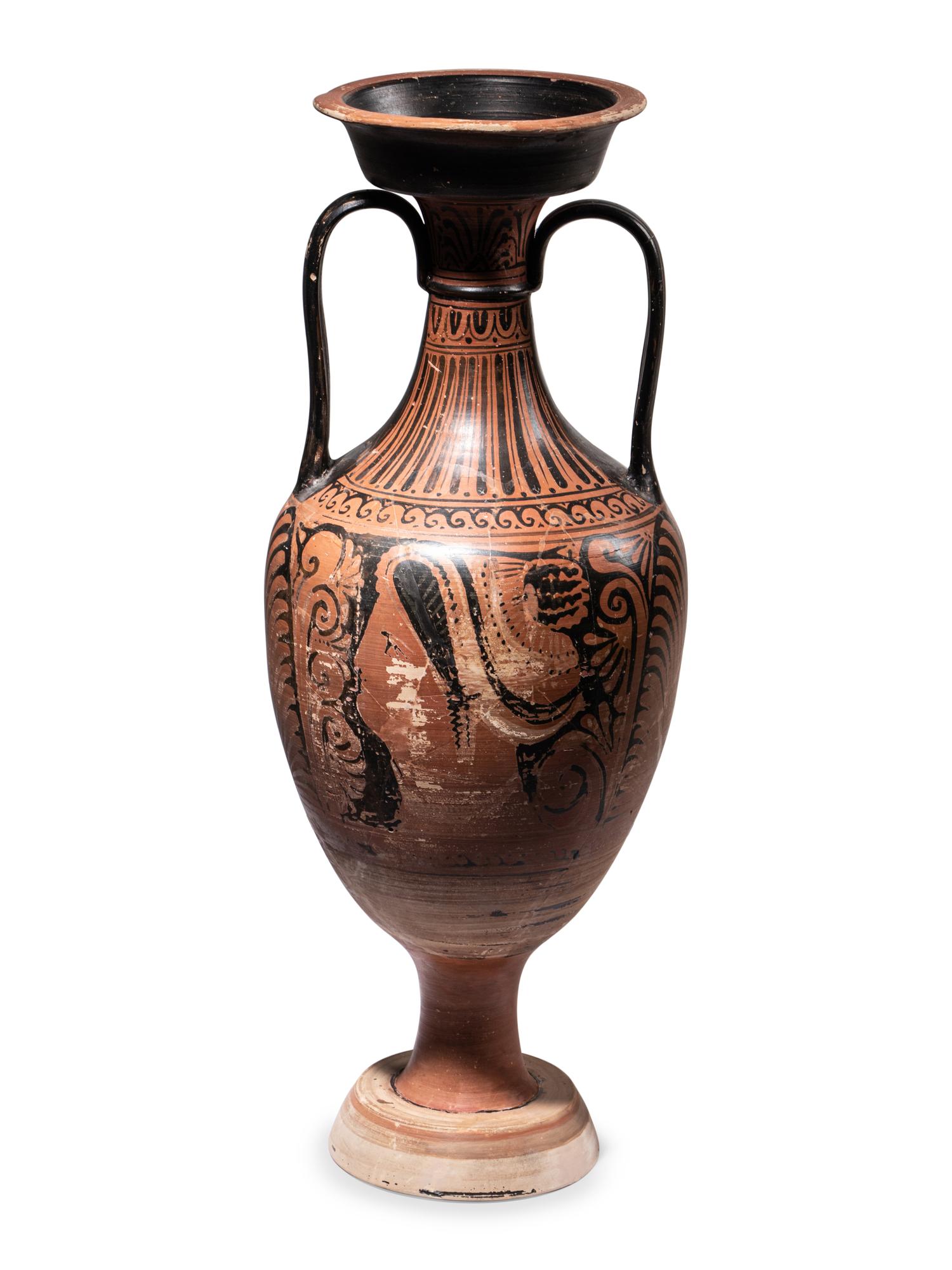 An Apulian Red-Figured Neck Amphora