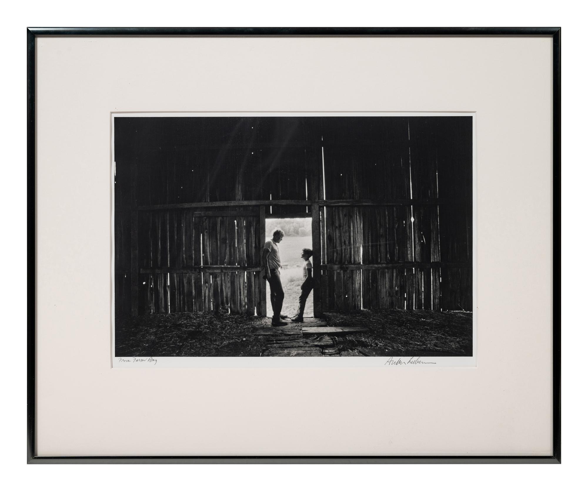 A group of five photographs from the Farm Families Project