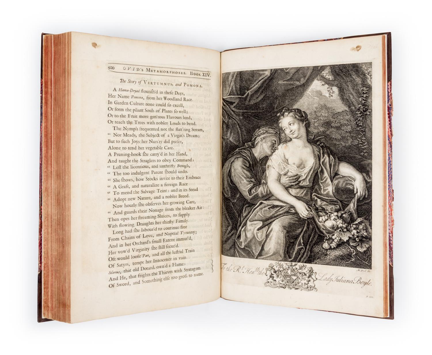 OVID. Ovid's Metomorphoses in Fifteen Books. London, 1717.