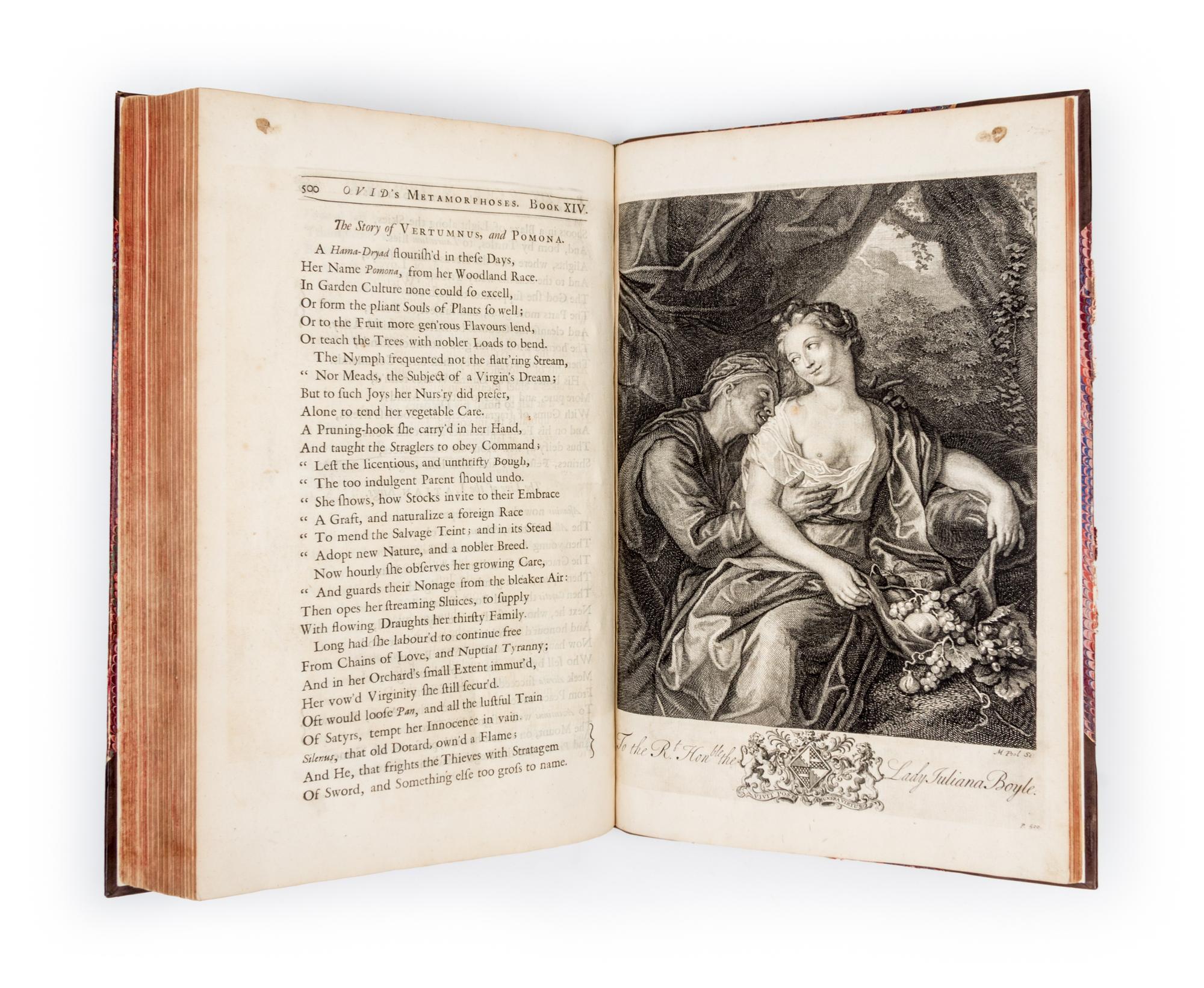OVID. Ovid's Metomorphoses in Fifteen Books. London, 1717.