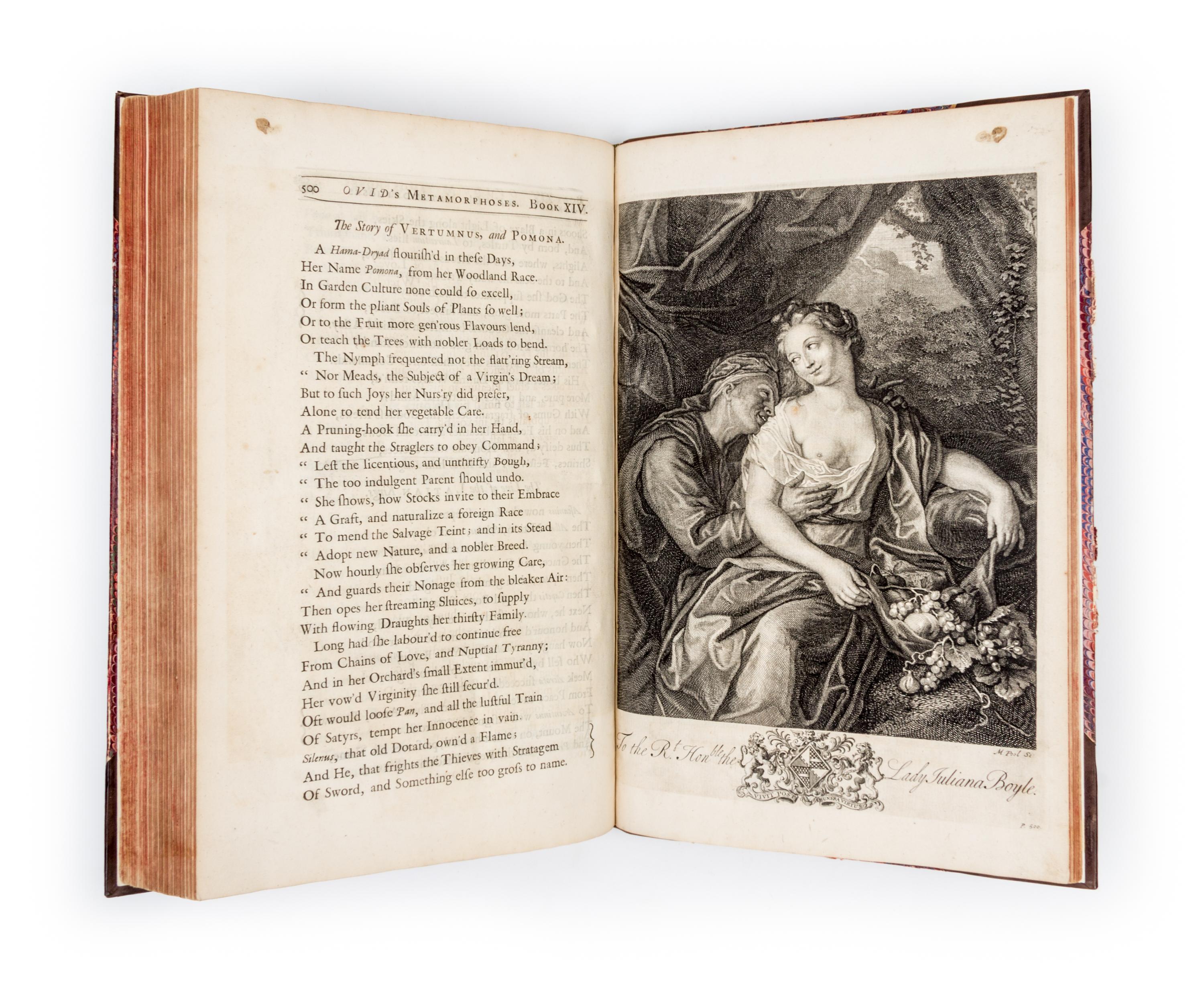 OVID. Ovid's Metomorphoses in Fifteen Books. London, 1717.