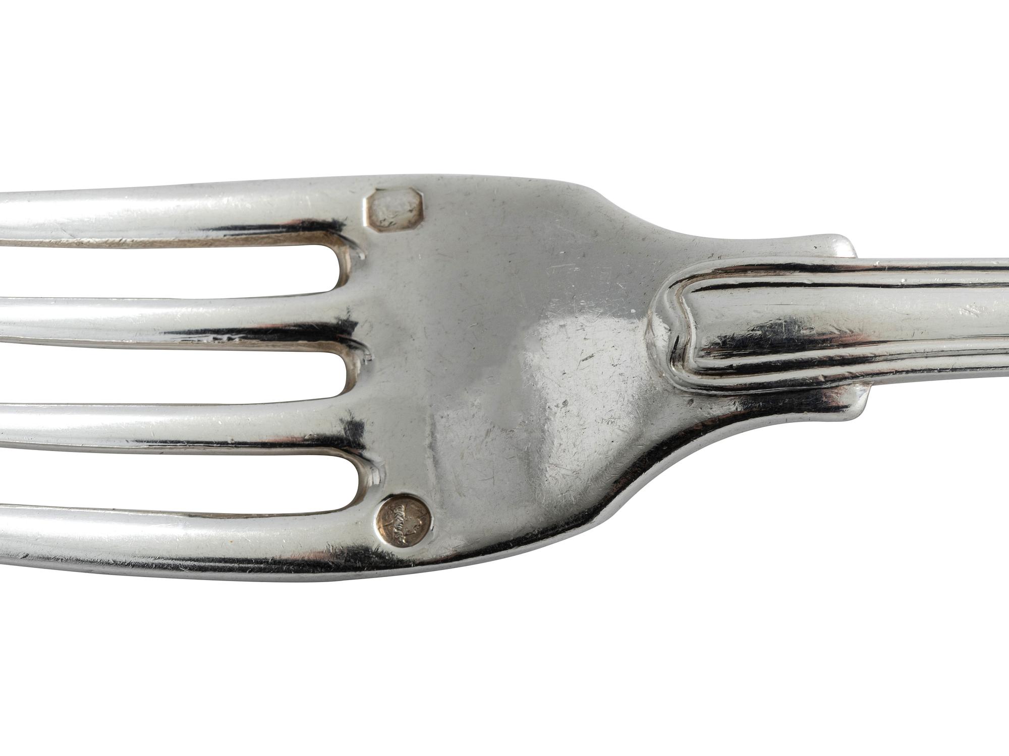 A French Silver Flatware Service