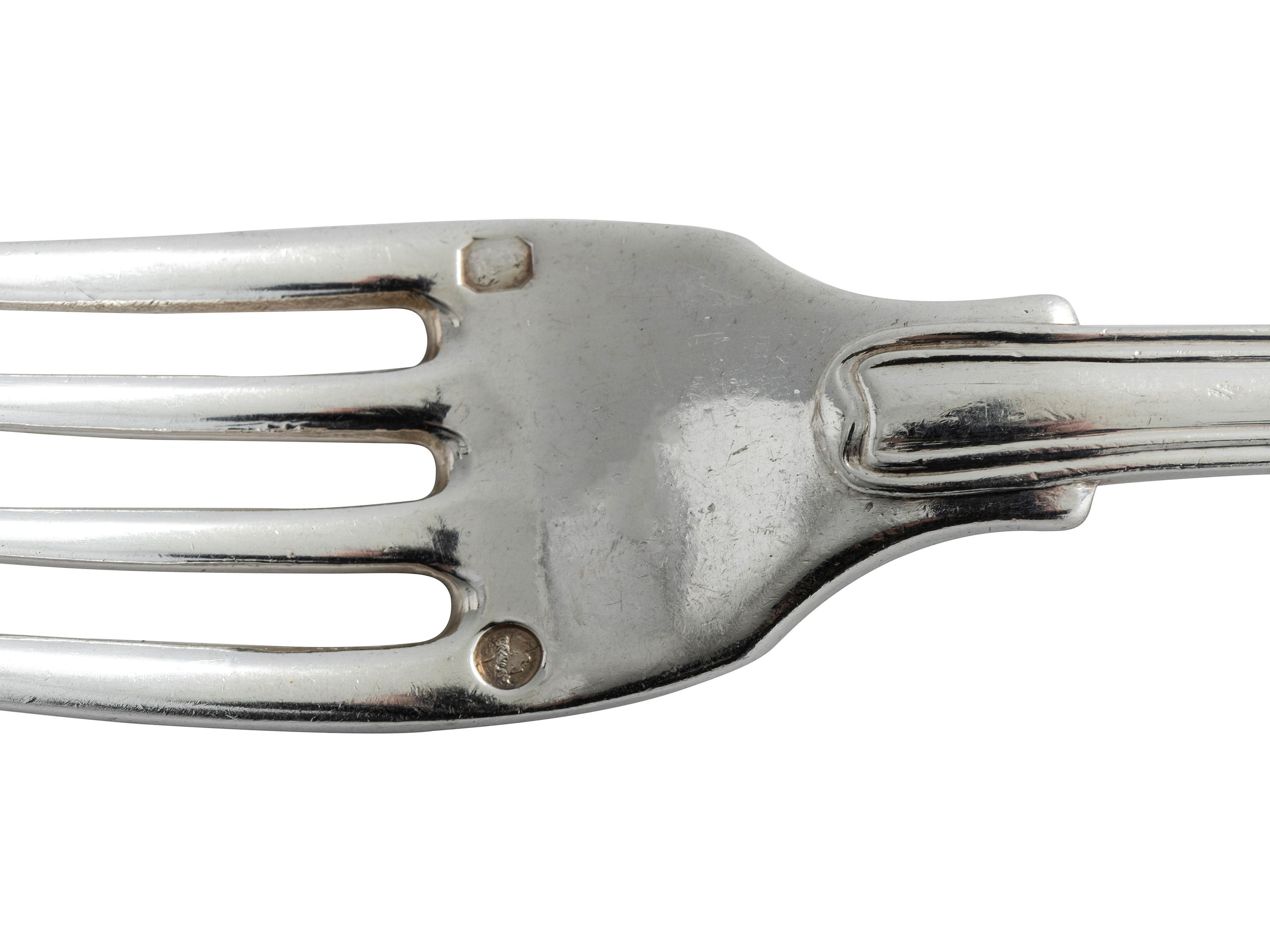 A French Silver Flatware Service