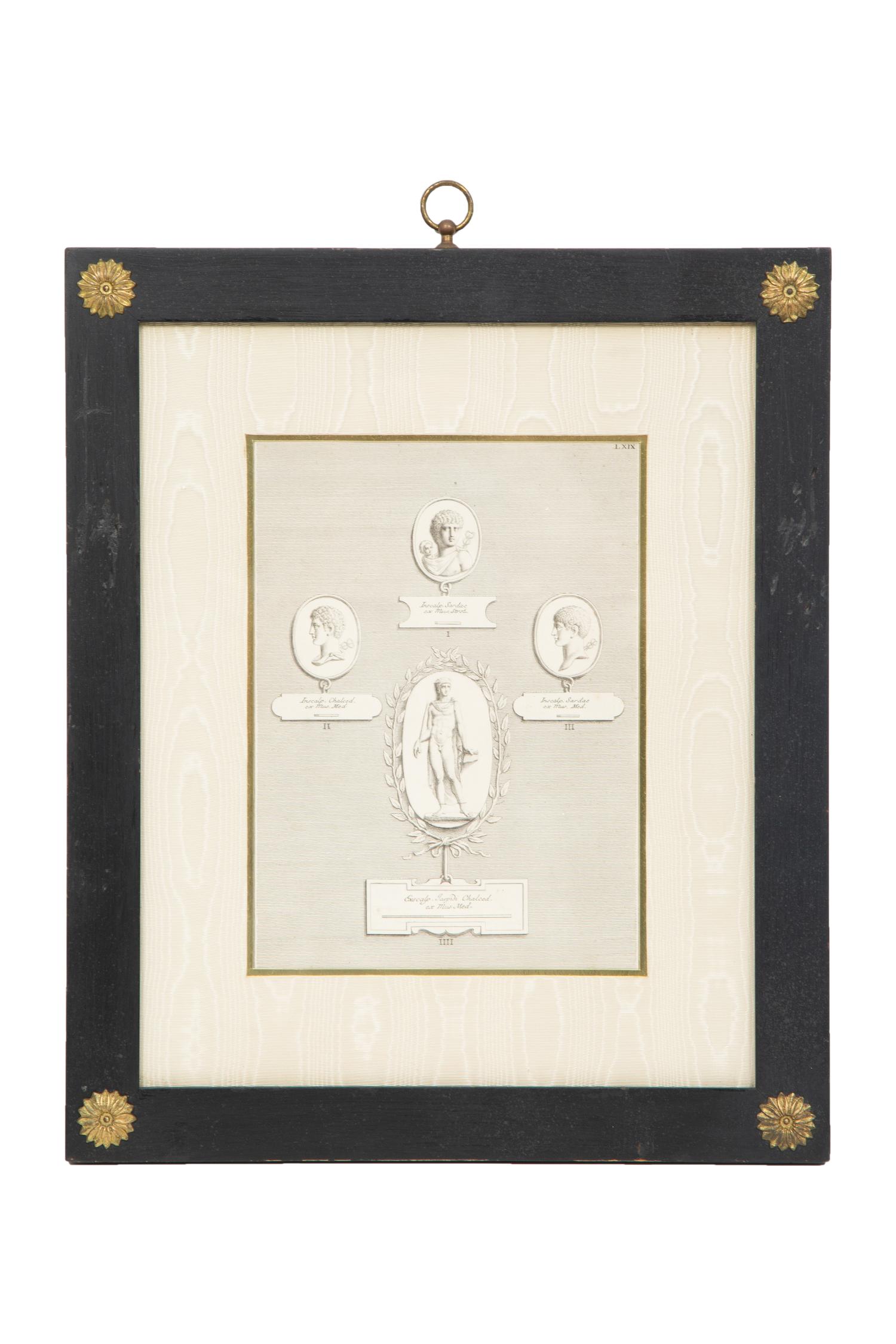 Four Copper Plate Engravings by Giovanni Domenico Campleglia (Italian, 1692-1768)