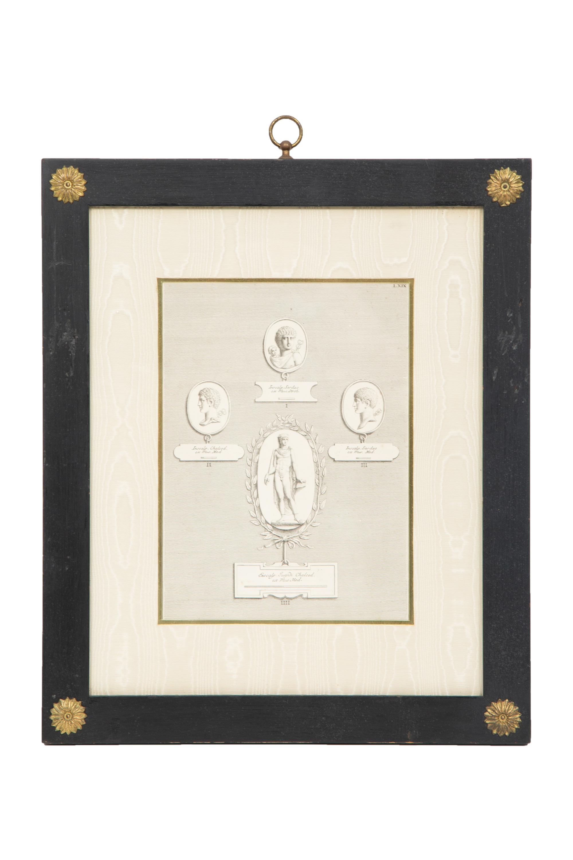 Four Copper Plate Engravings by Giovanni Domenico Campleglia (Italian, 1692-1768)