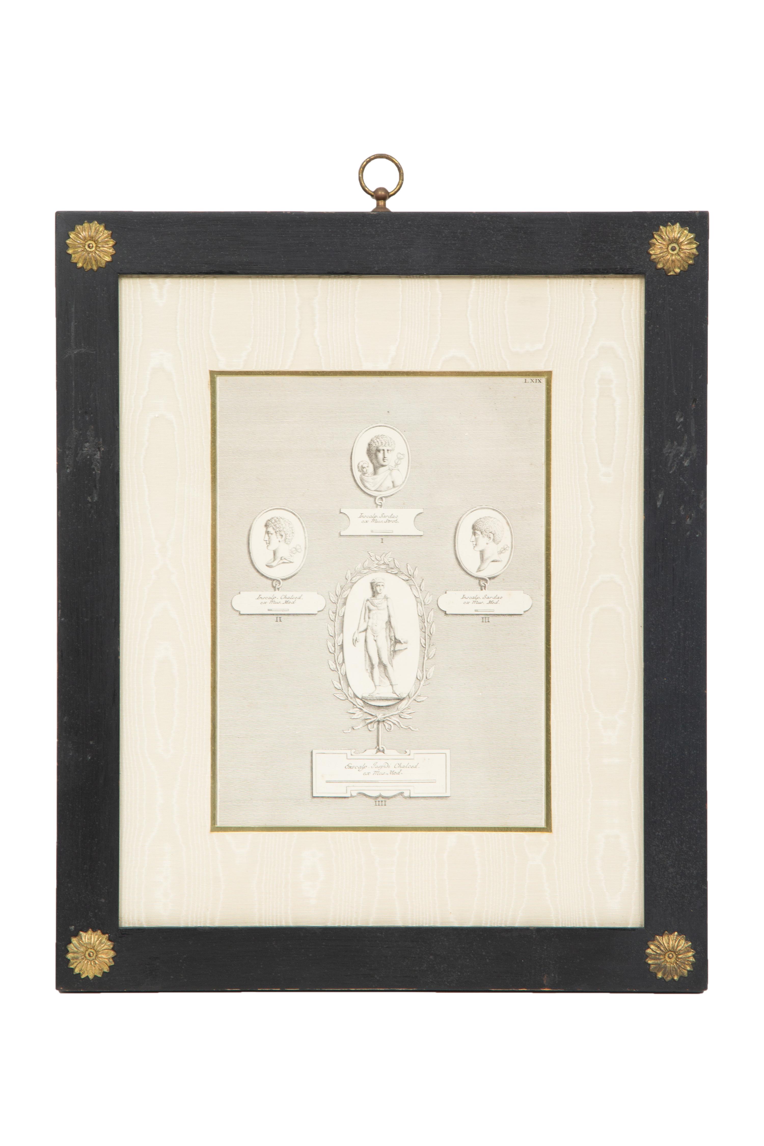 Four Copper Plate Engravings by Giovanni Domenico Campleglia (Italian, 1692-1768)