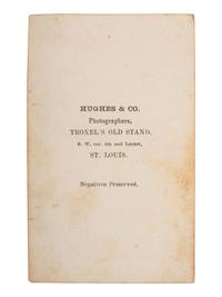 [MUSIC] -- [McKOY, Millie and Christine (1851-1912)]. HUGHES & Co., photographers. CDV of the famous conjoined twins from North Carolina. St. Louis, ca 1860s.