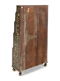 An English Penwork 'Waterfall' Bookcase