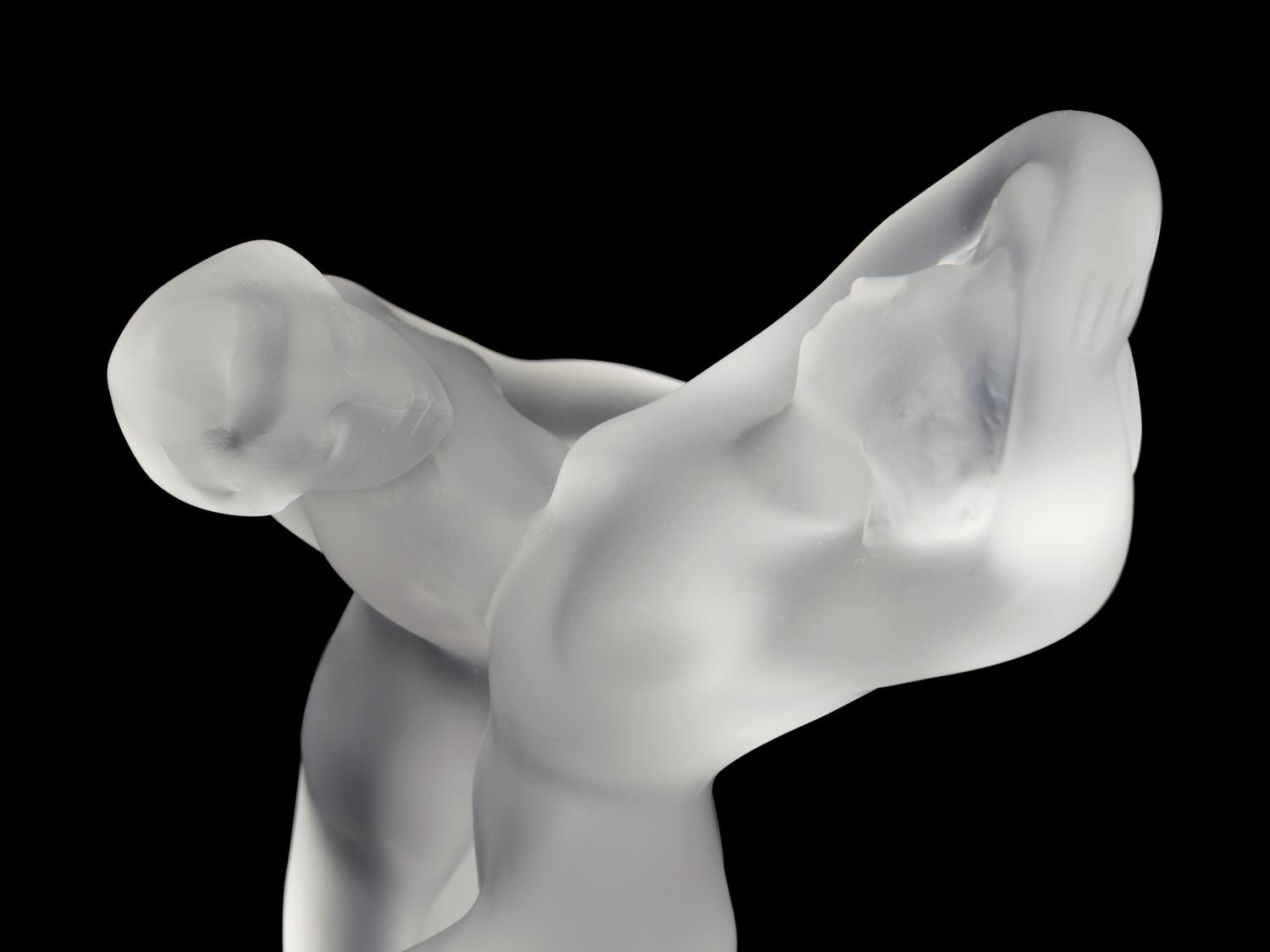 A Lalique Deux Danseuses Figural Group