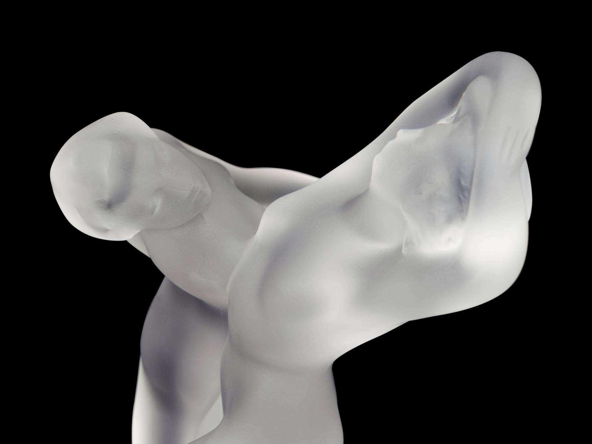 A Lalique Deux Danseuses Figural Group