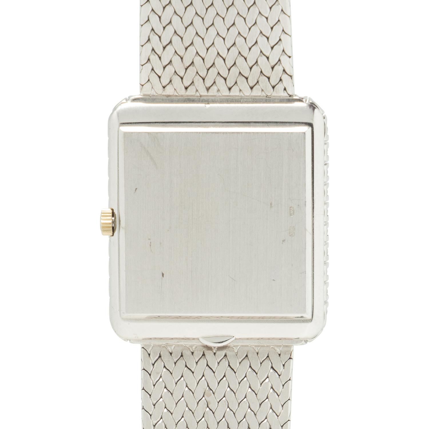 PATEK PHILIPPE, REF. 3613/1 18K WHITE GOLD AND DIAMOND WATCH