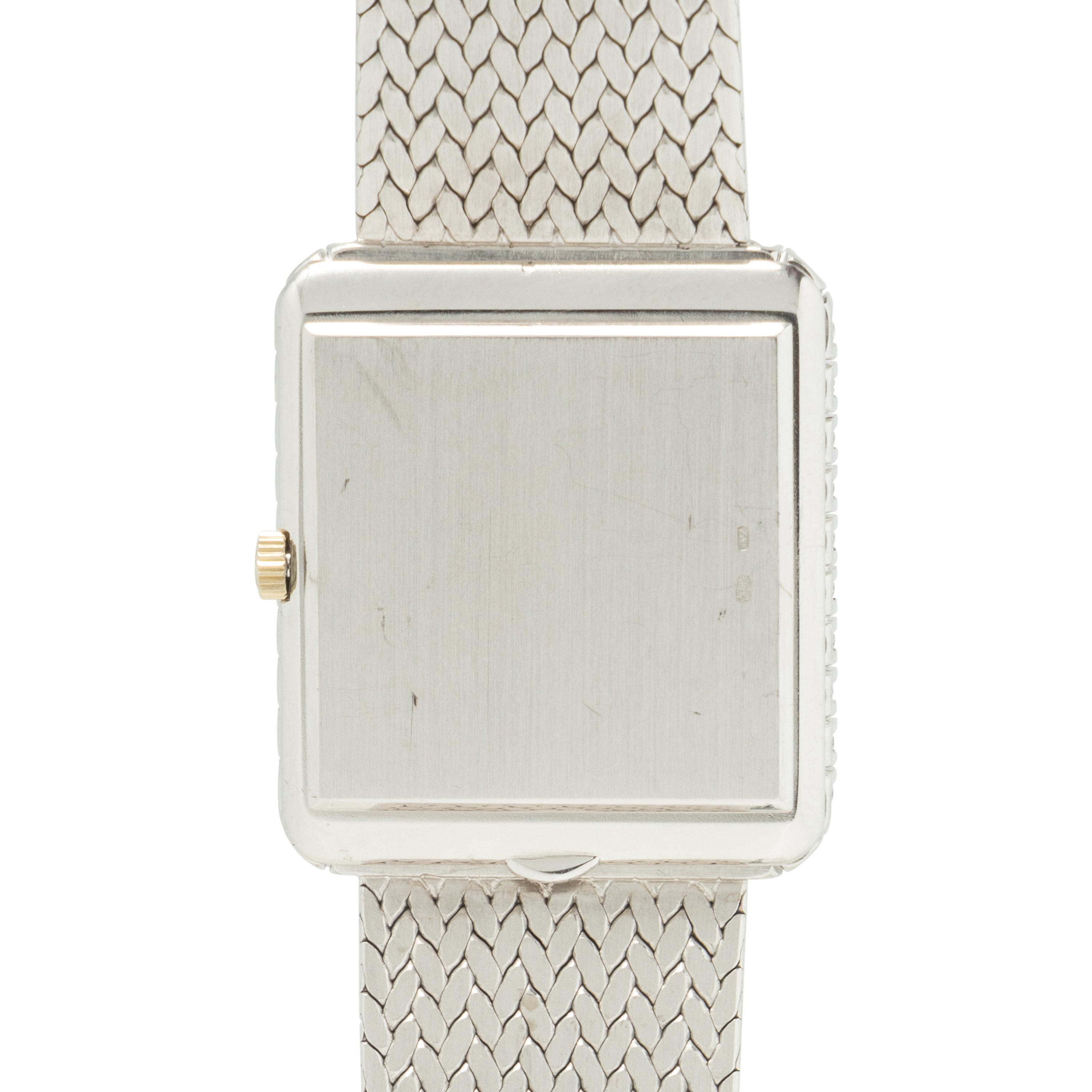 PATEK PHILIPPE, REF. 3613/1 18K WHITE GOLD AND DIAMOND WATCH