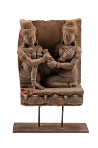 A Southeast Asian Terracotta Relief Fragment