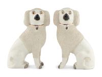 A Pair of Staffordshire Spaniels