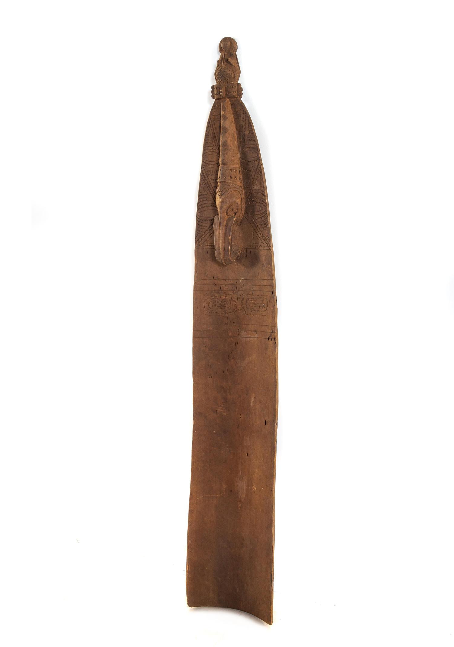 A Hand-Carved Wood Totem